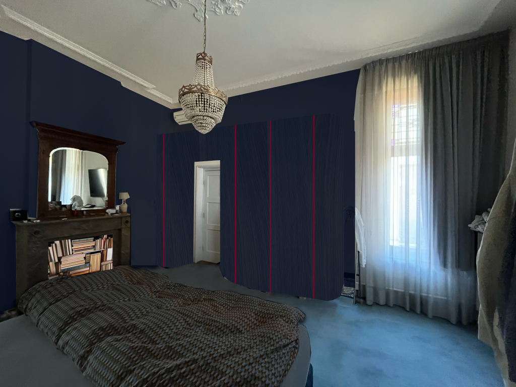 Modern slaapkamerinterieur met op maat ontworpen kasten door interieurdesigner Bouwvorm in Heerlen